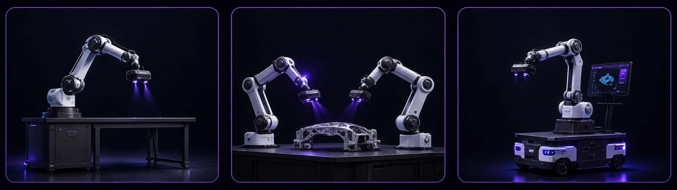 单臂、双臂与移动 RobotScan 工作站